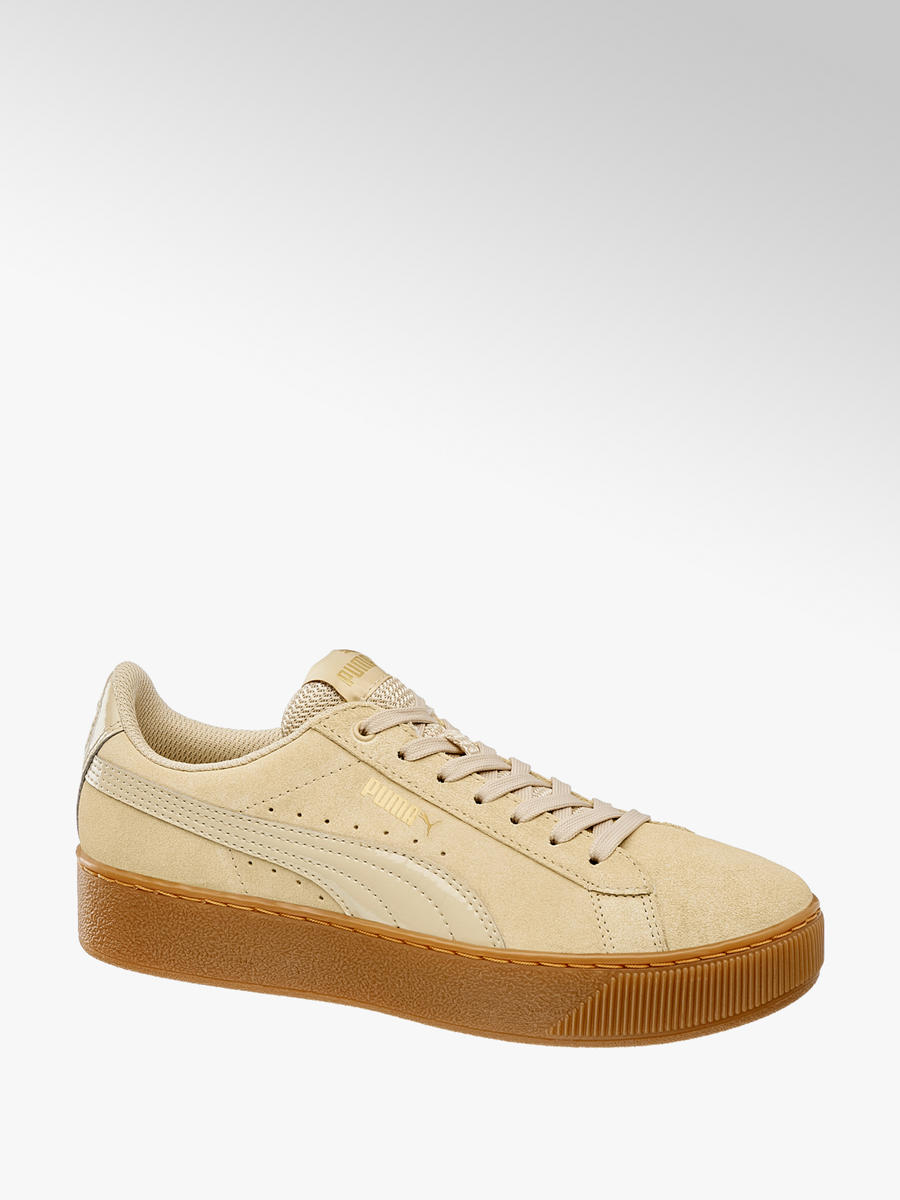 Vikky Platform Damen Sneaker in beige von Puma günstig im Vikky Platform Damen Sneaker in beige von Puma günstig im